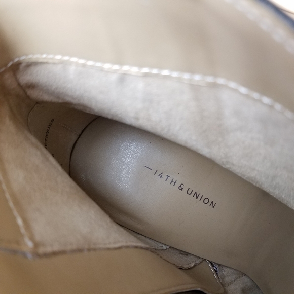 Heeled Ankle Boots Bootie Snake Print Side Zip NEW 14th & Union 5 US Braxten - Picture 6 of 10